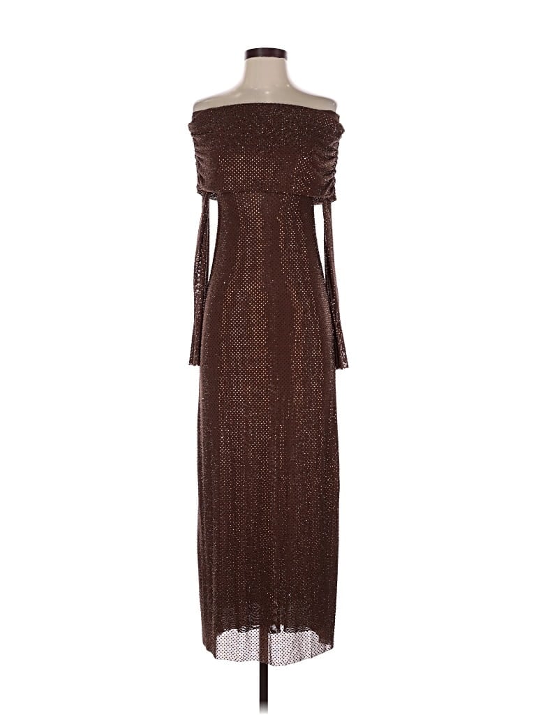 Meshki Cocktail Dress In Brown