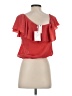 Joie Red Short Sleeve Blouse Size XS - photo 2