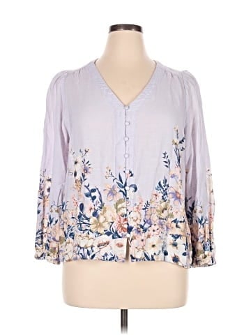 Jane and Delancey 3/4 Sleeve Blouse (view 1)