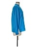 Etcetera 100% Polyester Blue Long Sleeve Blouse Size 6 - photo 4