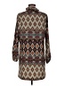 Veronica M. 100% Polyester Aztec Or Tribal Print Brown Casual Dress Size M - photo 2