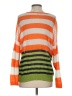 Cecico Stripes Orange Pullover Sweater Size S - photo 2