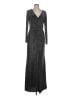 Xscape Metallic Silver Cocktail Dress Size 12 - photo 1