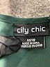 City Chic 100% Polyester Green Sleeveless Blouse Size 18 Plus (M) - photo 7