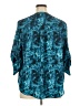 Torrid 100% Polyester Teal 3/4 Sleeve Blouse Size 1X Plus (1) - photo 2