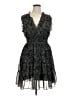 Max Studio 100% Polyester Paisley Black Cocktail Dress Size XL - photo 1