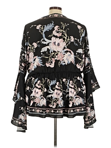 City Chic Long Sleeve Blouse (view 2)