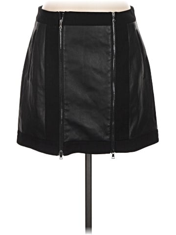 BCBGMAXAZRIA Faux Leather Skirt (view 1)