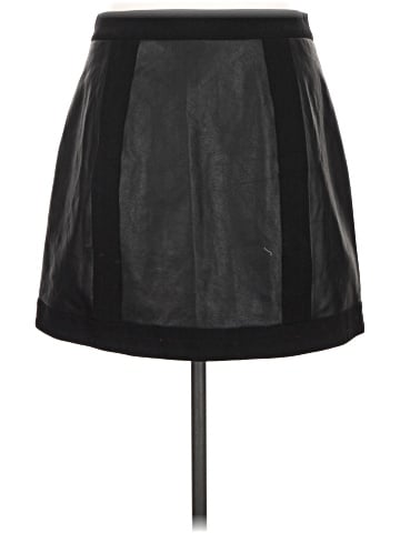 BCBGMAXAZRIA Faux Leather Skirt (view 2)