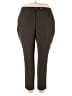 Worthington Solid Brown Dress Pants Size 18 - photo 1