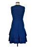 Calvin Klein Solid Blue Cocktail Dress Size 6 (petite) - photo 2