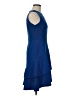 Calvin Klein Solid Blue Cocktail Dress Size 6 (petite) - photo 4
