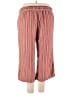 Per Se Stripes Red Linen Pants Size L (estimated) - photo 2