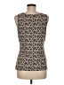 Axcess Silver Sleeveless Blouse Size M - photo 2