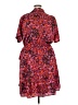Vince Camuto Print Red Casual Dress Size 2X - photo 2