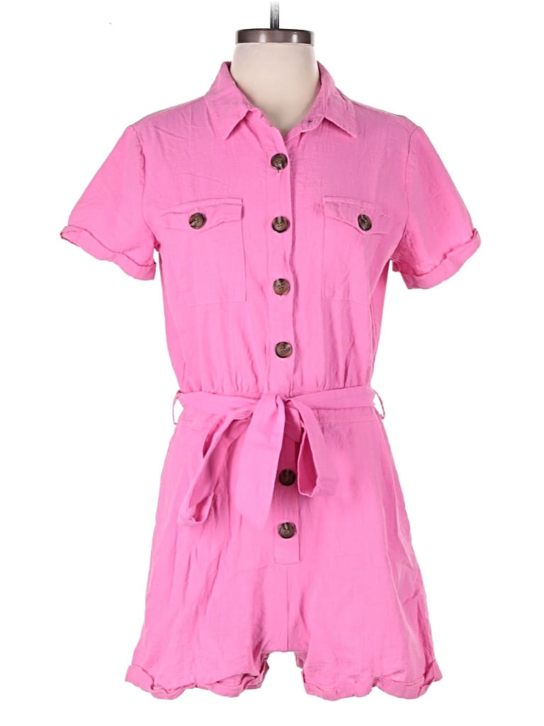 Pre-owned Unbranded Romper In Pink