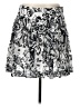 Express Design Studio Print Gray White Casual Skirt Size 10 - photo 1