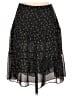 Apostrophe 100% Polyester Paisley Black Casual Skirt Size 6 - photo 2