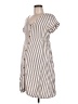 Isabel Maternity Stripes Brown Casual Dress Size M - photo 1