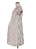 Isabel Maternity Stripes Brown Casual Dress Size M - photo 5