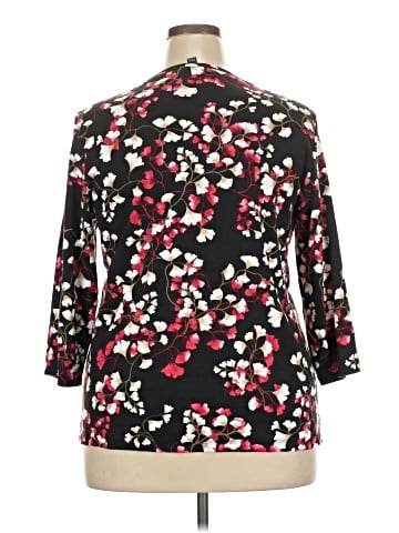 Karen Scott 3/4 Sleeve Blouse (view 2)