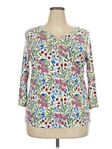 Style&Co 3/4 Sleeve Blouse (view 1)