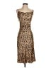 Bardot 100% Polyester Animal Print Brown Cocktail Dress Size 4 - photo 1