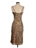 Bardot 100% Polyester Animal Print Brown Cocktail Dress Size 4 - photo 2