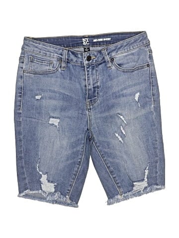 New York & Company Denim Shorts (view 1)