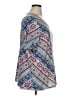 Catherines Paisley Blue Short Sleeve T-Shirt Size 1X (estimated) - photo 4