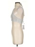 Lovers + Friends Silver Halter Top Size S - photo 5
