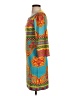 Hale Bob Print Teal Casual Dress Size S - photo 5