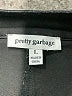 pretty garbage Solid Black Skort Size L - photo 3