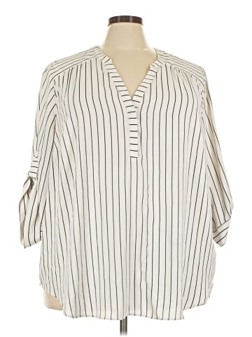 Torrid 3/4 Sleeve Blouse (view 1)