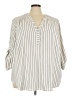Torrid 100% Polyester Ivory 3/4 Sleeve Blouse Size 4X Plus (4) - photo 1