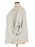 Torrid 100% Polyester Ivory 3/4 Sleeve Blouse Size 4X Plus (4) - photo 5