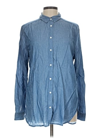 Ann Taylor LOFT Long Sleeve Button-Down Shirt (view 1)