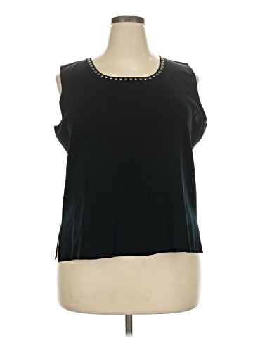 MING WANG Sleeveless Blouse (view 1)