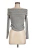 No Boundaries Gray Long Sleeve Top Size 8 - 10 - photo 1