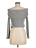 No Boundaries Gray Long Sleeve Top Size 8 - 10 - photo 2