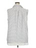 Ann Taylor Polka Dots White Sleeveless Blouse Size XXL - photo 2
