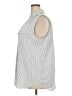 Ann Taylor Polka Dots White Sleeveless Blouse Size XXL - photo 5