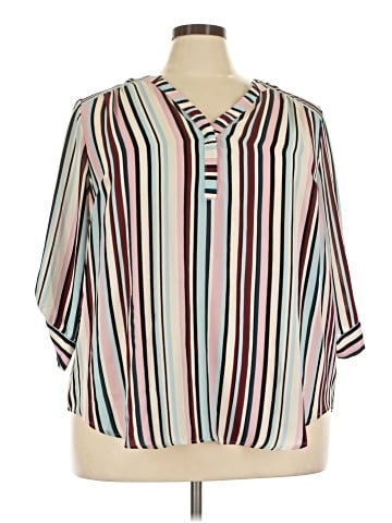 Torrid 3/4 Sleeve Blouse (view 1)