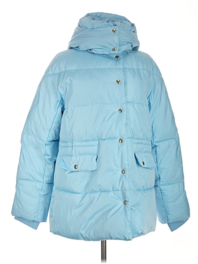 Pre-owned Jcrew Snow Jacket In Blue
