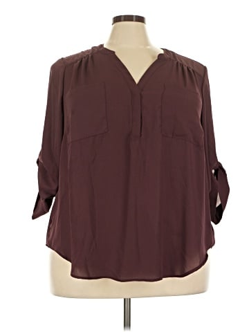 Torrid 3/4 Sleeve Blouse (view 1)