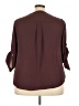 Torrid 100% Polyester Burgundy 3/4 Sleeve Blouse Size 3X Plus (3) - photo 2