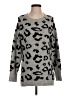 Abercrombie & Fitch Animal Print Gray Pullover Sweater Size S - photo 1