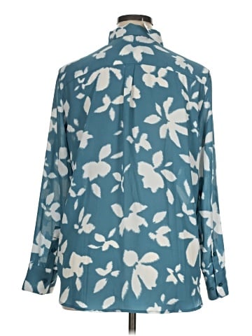Ann Taylor Long Sleeve Blouse (view 2)