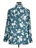 Ann Taylor Floral Teal Long Sleeve Blouse Size XL - photo 2