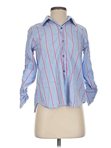 Waverly Grey 3/4 Sleeve Blouse (view 1)